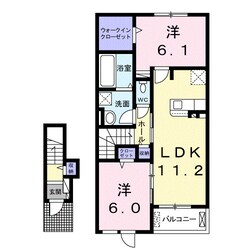 下兵庫駅 徒歩7分 2階の物件間取画像